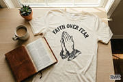 Faith Over Fear PNG, Praying Hands, an Illustration by SharpMarketplace (Thumbnail 2 of 4)