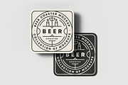 Beer Coaster Mock-up, an Advertising Mockup by zippypixelstudio (Thumbnail 5 of 15)