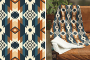 Colorful Beige Southwestern Pattern, a Pattern Graphic by PPEthnicDecorPattern (Thumbnail 5 of 10)