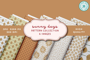 Boho Floral Geometric Pattern Set
