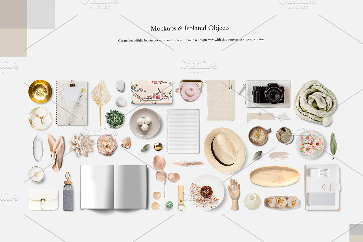 Mega Scene creator Bundle, a Books & Magazine Mockup by Kzara Visual Concepts (Photo 8 of 19)