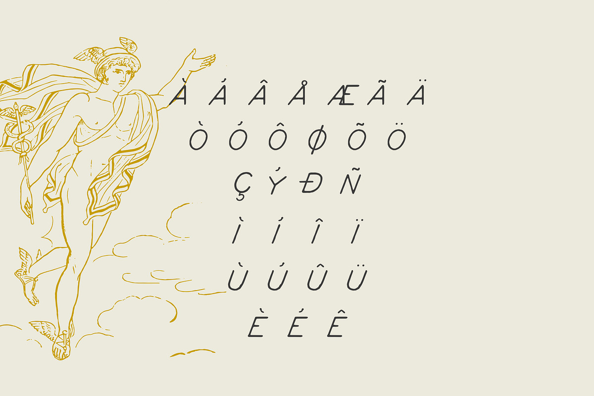 Kyril — A display hand-drawn font preview 7