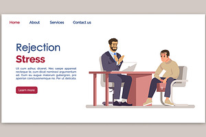 Rejection Stress Landing Page