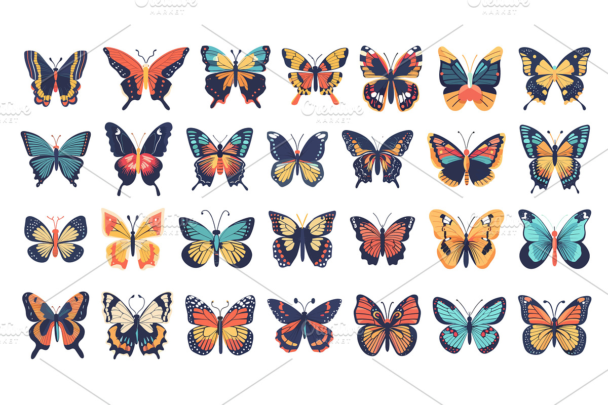 Cartoon Different Tropical, an Illustration by LadadikArt