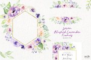 Blushed Lavender Floral Set, an Illustration by Kim Thoa Designs (Thumbnail 4 of 10)