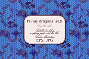 Funny dragons, a Pattern Graphic by Designs by Helen Trupak (Thumbnail 4 of 10)