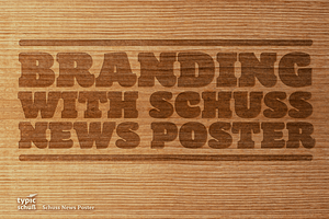 Schuss News Poster 1 Font