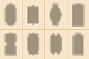 50 Vintage Label Shape Collection, a Decorative Illustration by Photoshop Action (Thumbnail 3 of 15)