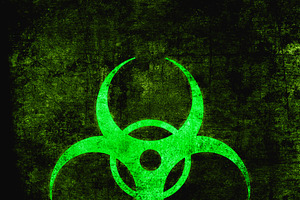 Biohazard sign. Biological threat