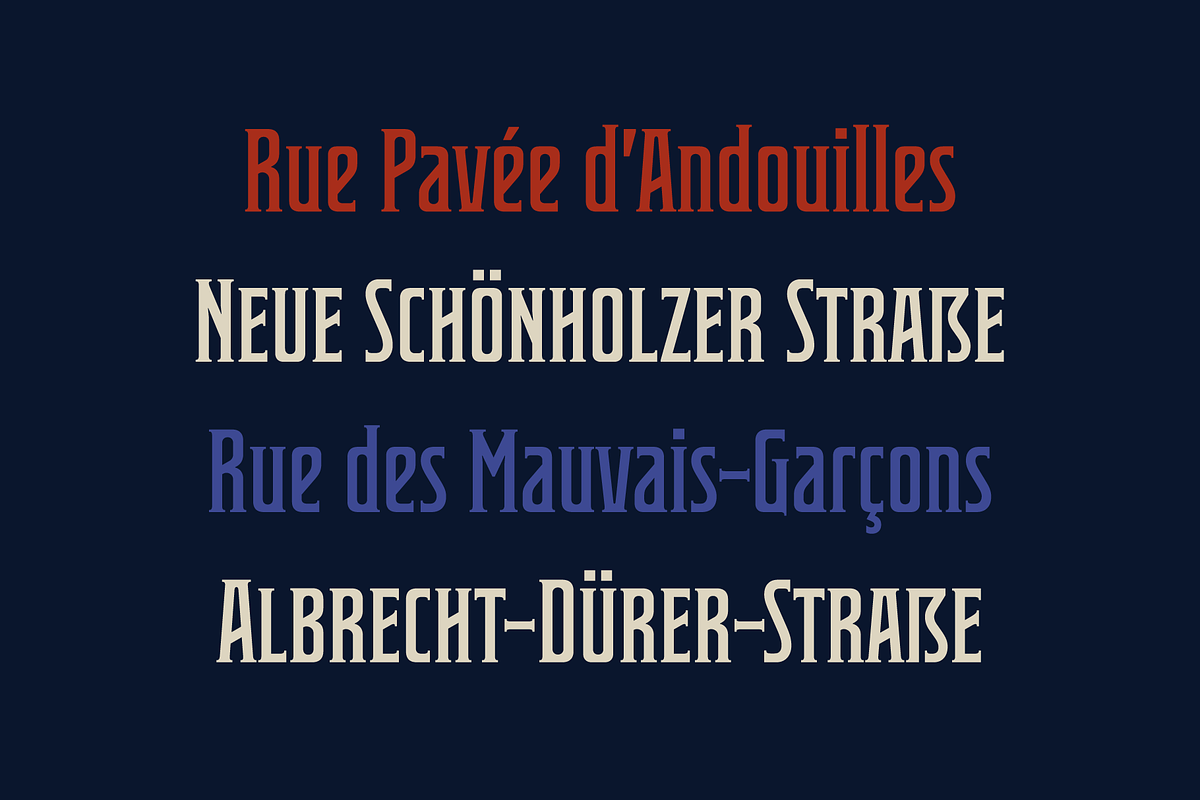 Buron Typeface preview 8