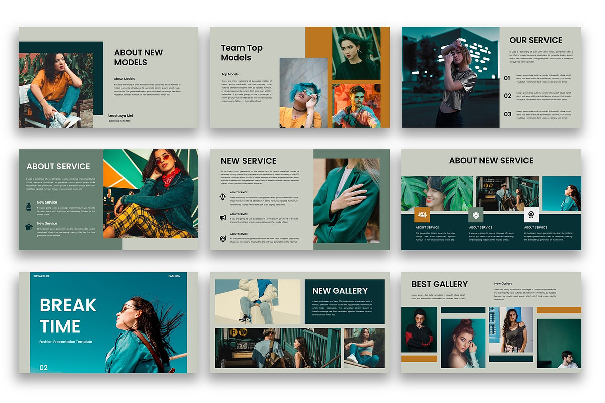Vitaly – Fashion Google Slide, a Presentation Template by kreatifreya (Photo 2 of 5)