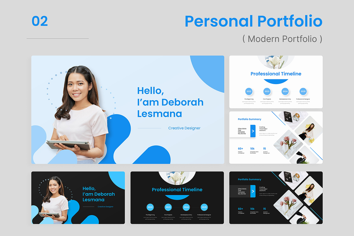 Creative Google Slides Bundle, a Presentation Template by New Coral Design (Photo 4 of 18)