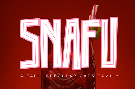 SNAFU, a Sans Serif Font by Loudoun Design Co.