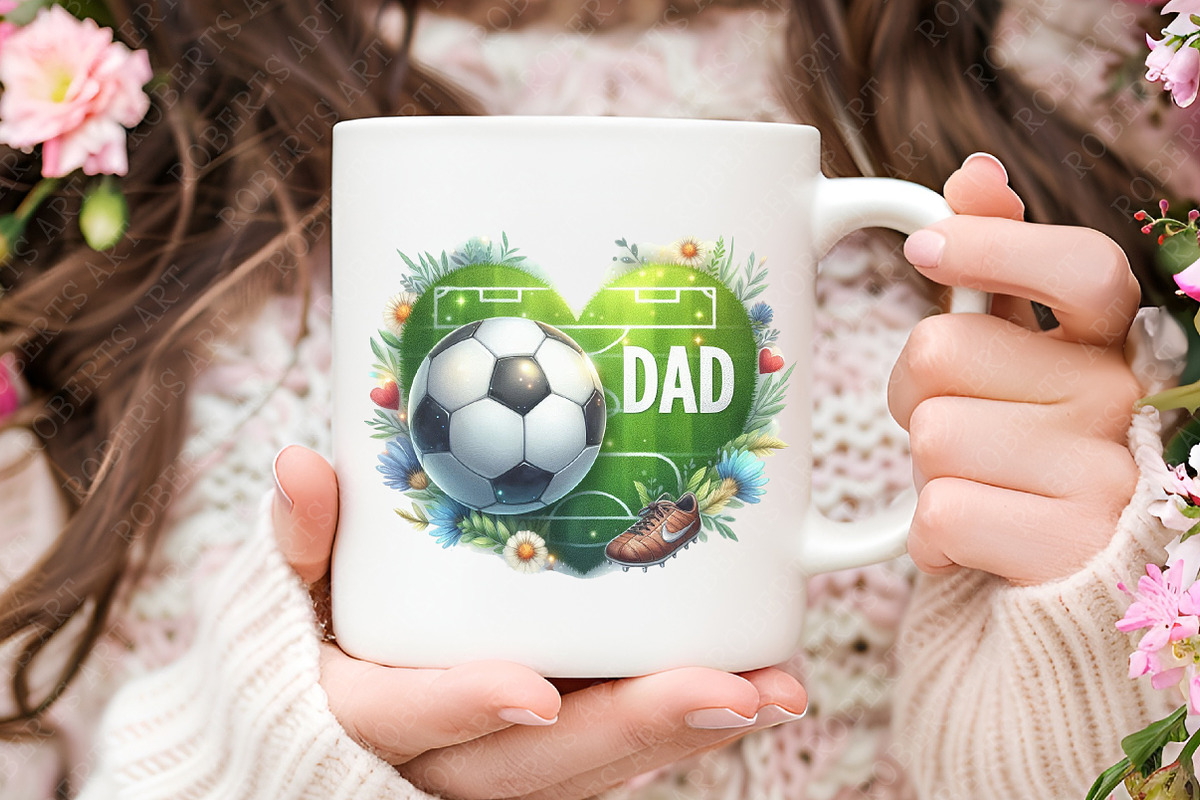 Sports Fathers Day Watercolor Png, an Illustration by RobertsArt (Photo 3 of 8)