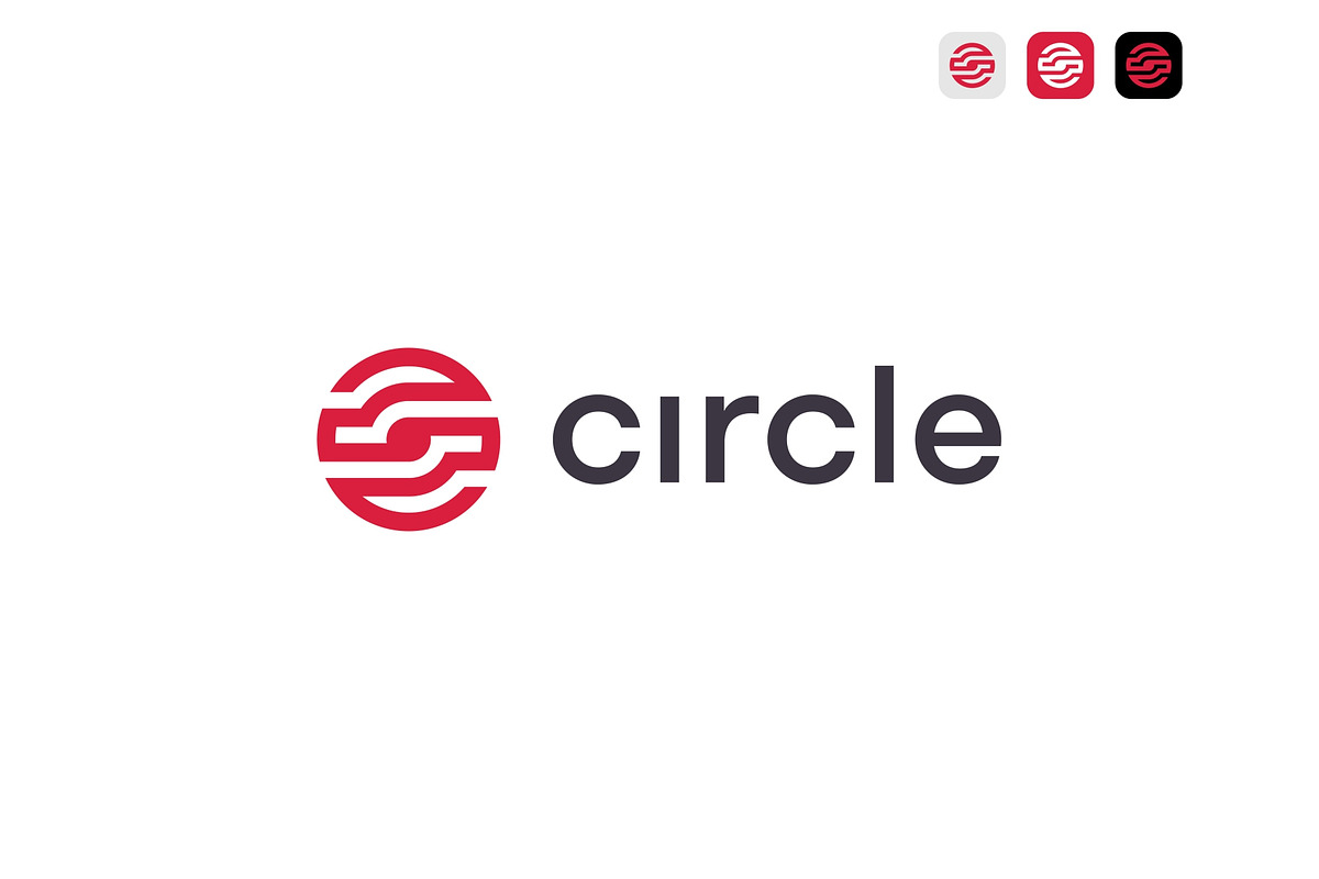 Circle Modern Line Logo, a Branding & Logo Template by ika trisiana