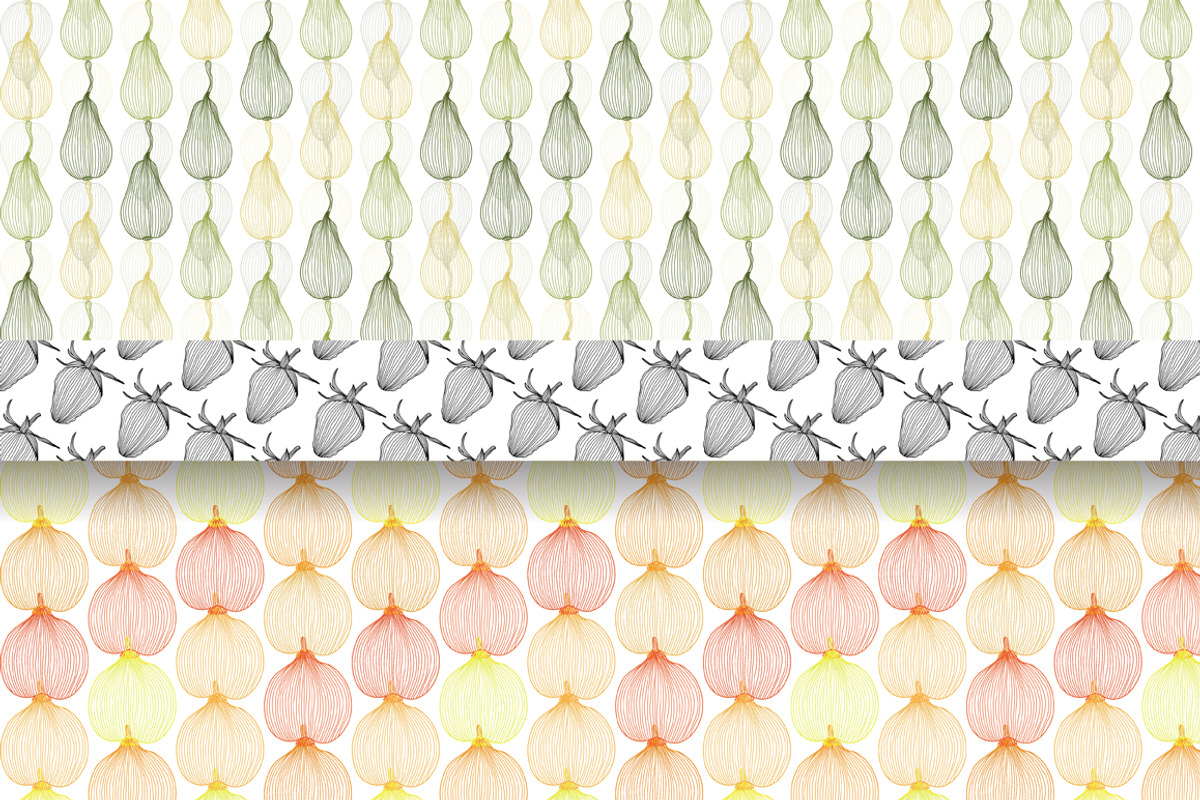28 Fruit Seamless Patterns preview 5