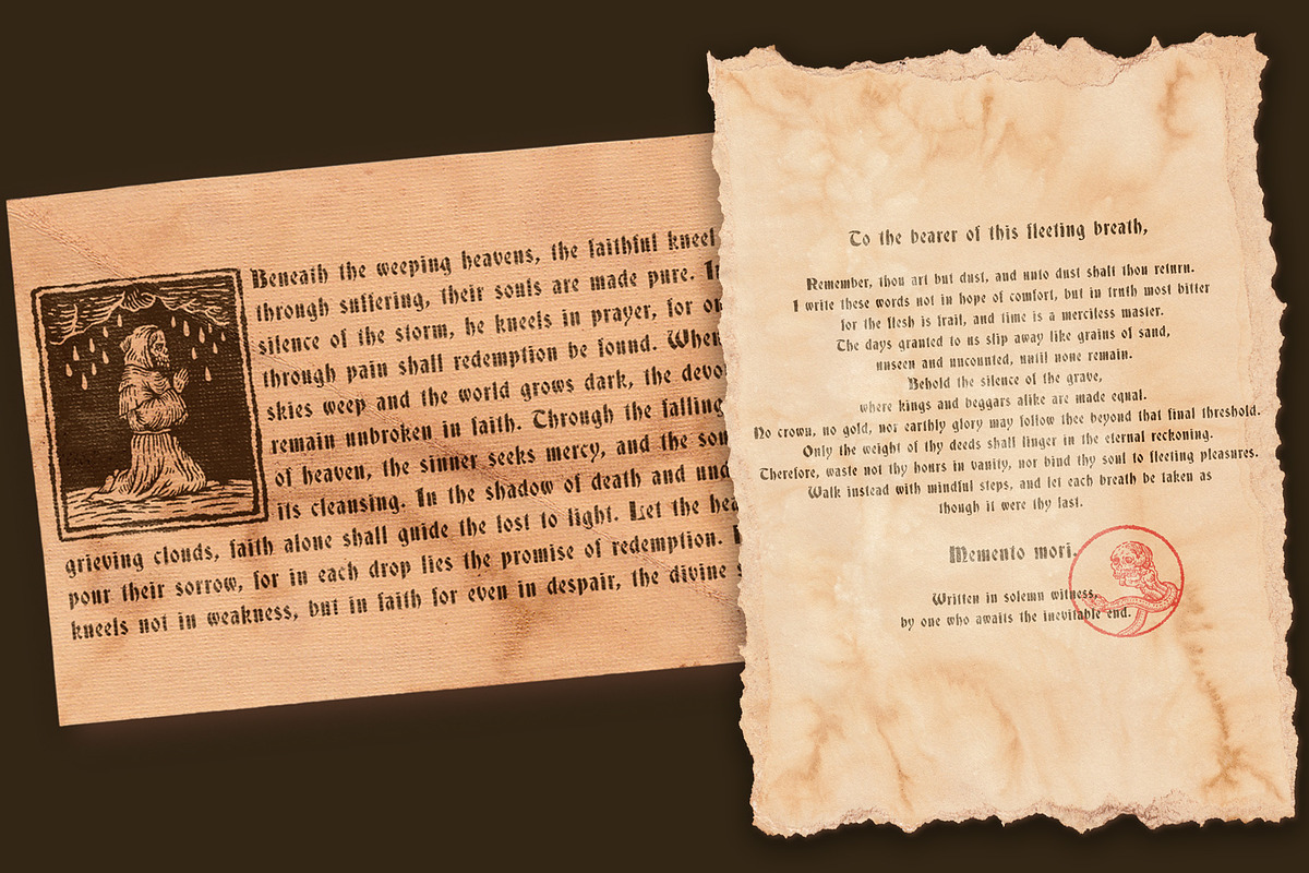 Parchment Noir Medieval Typeface, a Blackletter Font by Skewed Studio (Photo 5 of 7)
