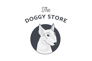 Dog Illustration Logo