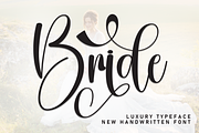 Bride | Script Font, a Handwritten Font by Scratchones (Thumbnail 1 of 9)