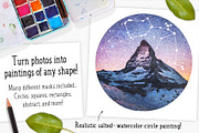 Watercolor Photo Effect - Salted preview 4