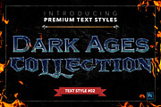 Dark Ages #2 - Text Styles, a Layer Style Add-On by Jonas Stensgaard (Thumbnail 3 of 28)