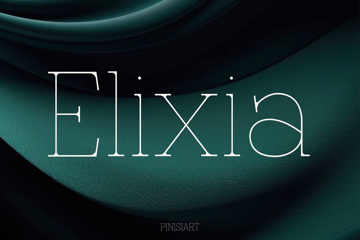 Elixia, a Font by Pinisi ART (Photo 1 of 10)