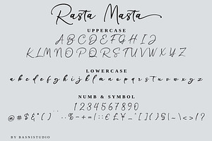 Rasta Masta Handwritten Font