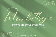 Macbettsy - Luxury Signature Font