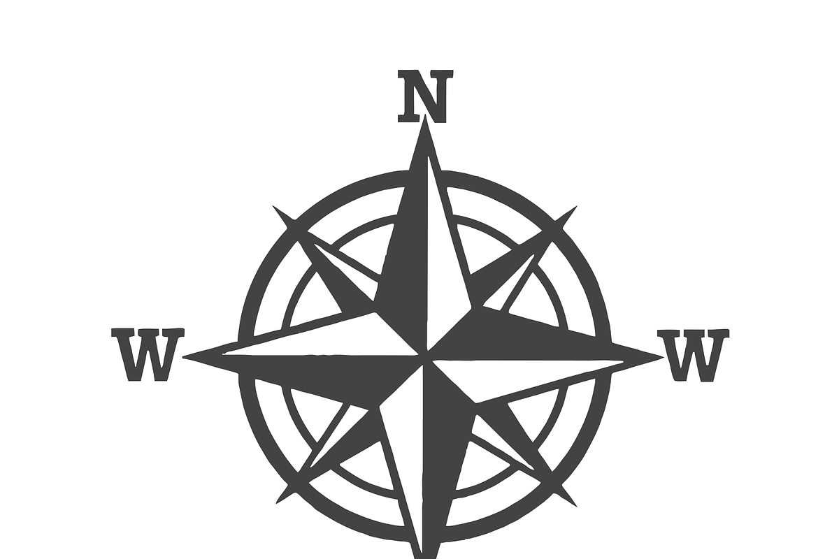 Stylish Compass Icon Set, a Food Illustration by CarWrap design (Photo 3 of 3)