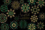 Snowflakes Clipart Collection 02, an Object Graphic by savanamm design (Thumbnail 2 of 4)