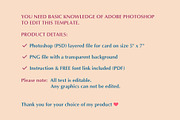 Valentines Photo Card PSD Template, a Card Template by PSD templates and Photos (Thumbnail 5 of 5)