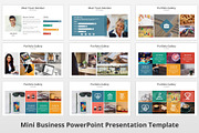 Mini Business PowerPoint Template, a Presentation Template by GraphicStan (Thumbnail 7 of 30)