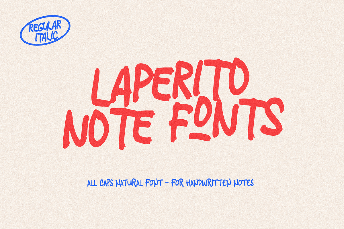 Laperito Handwriting, a Script Font by 24Design Studios (Photo 1 of 8)