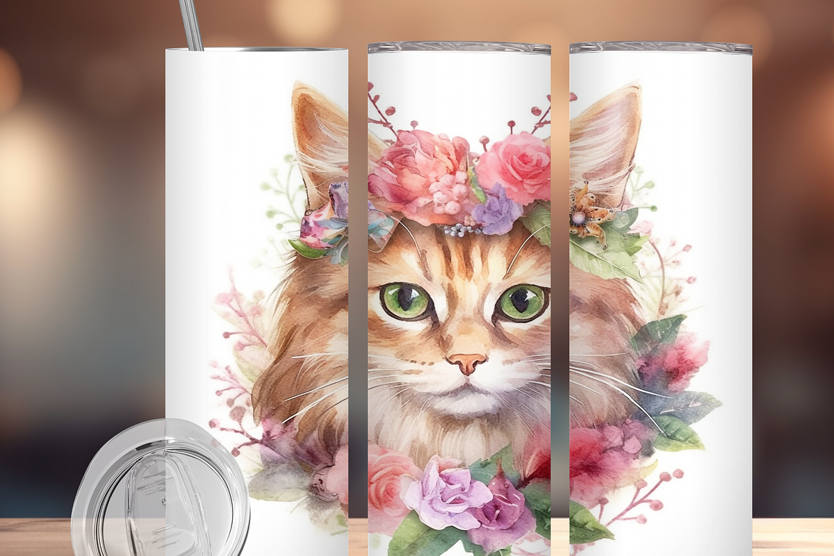 3 watercolors Cute Royal cat, an Object Graphic by Foedesigner (Photo 4 of 4)