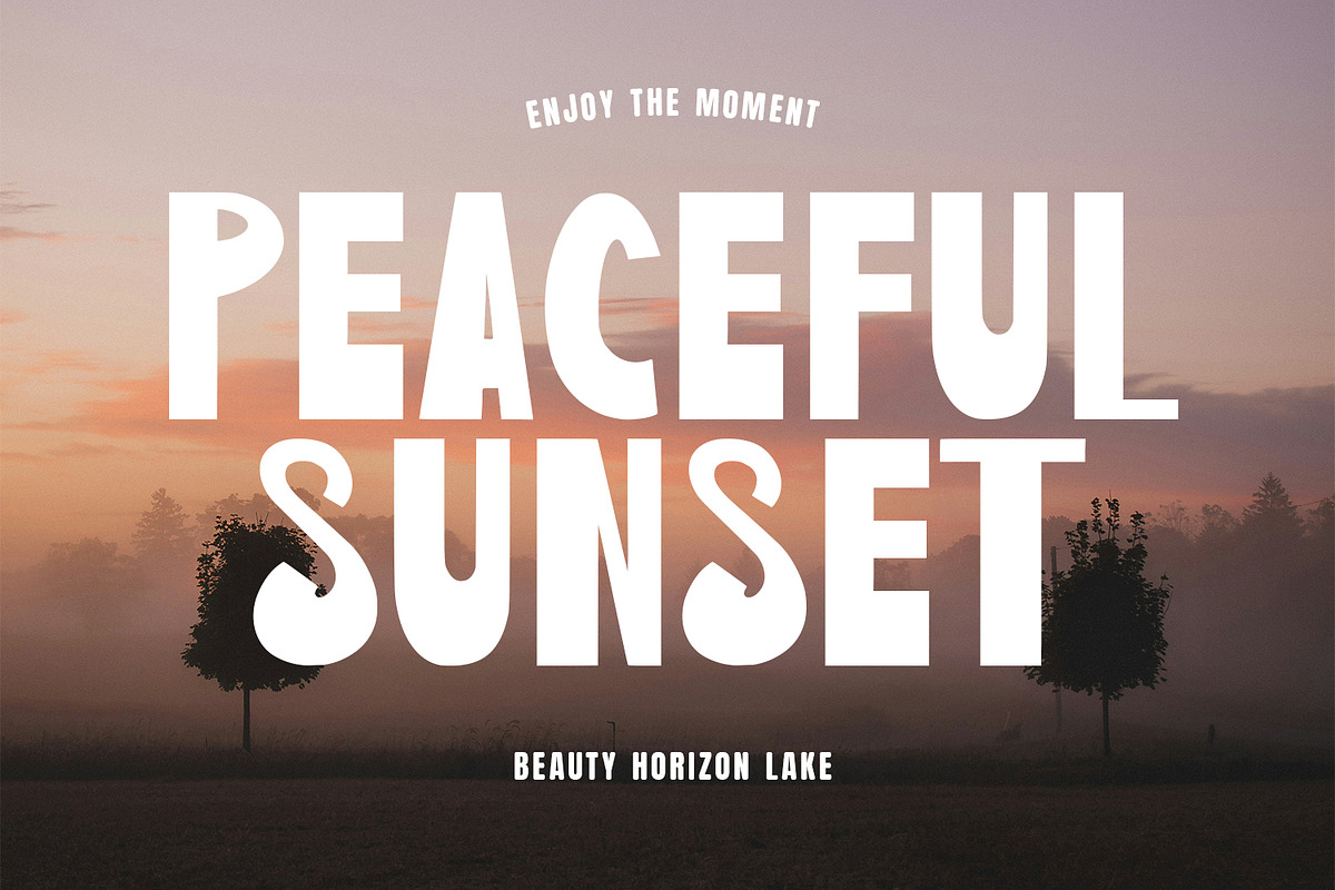 Rathe Oklum Modern Bold Display Font, a Sans Serif Font by Maulana Creative (Photo 4 of 8)