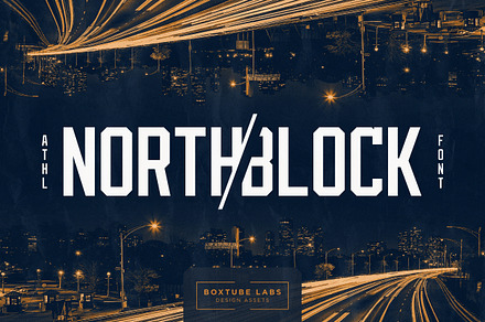 North Block - Display Font, a Sans Serif Font by BoxTube Labs