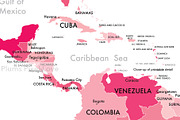 Detailed World Map 60x40 max - jpeg, a Work Illustration by Plums Pixel Love (Thumbnail 4 of 7)