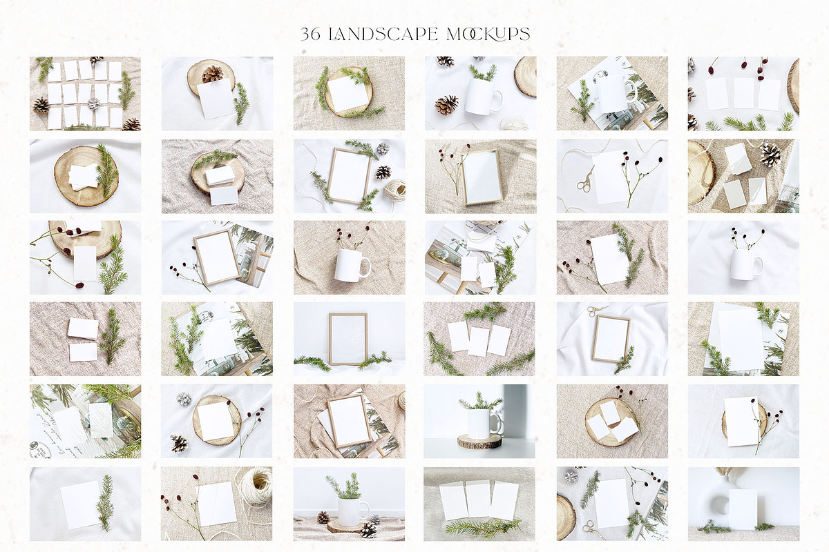 Winter Mockups, Mugs, Frames, Cards, a Household Mockup by Michèle Kae (Photo 2 of 10)