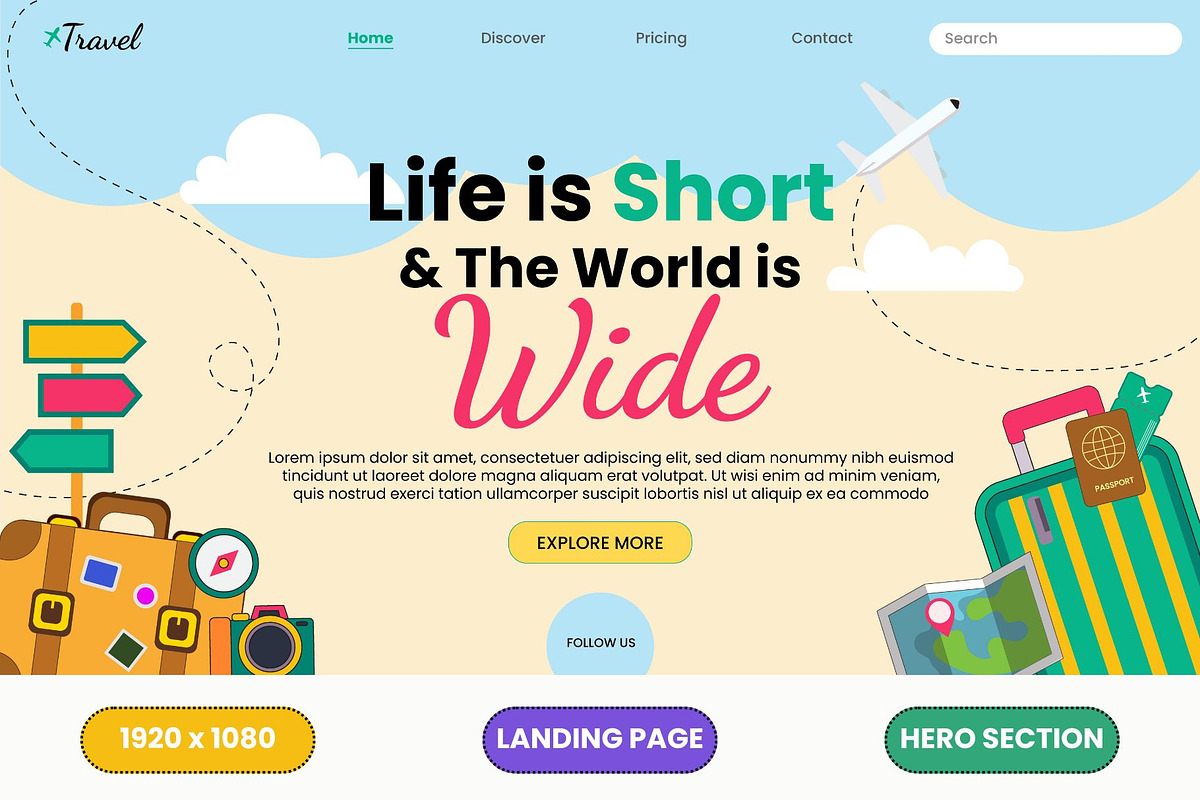 Travel Agency Startup Kit, a Templates & Theme by tawakkultales (Photo 5 of 8)