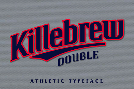 Killebrew Double | Athletic Typeface