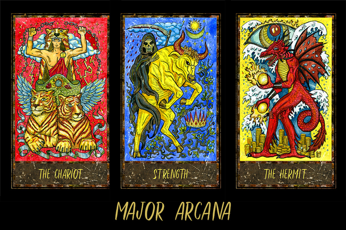 Magic Gate Tarot Deck colorful, a Decorative Illustration by Samiramay (Photo 4 of 27)