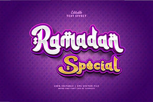 Text Effect Ramadan Special