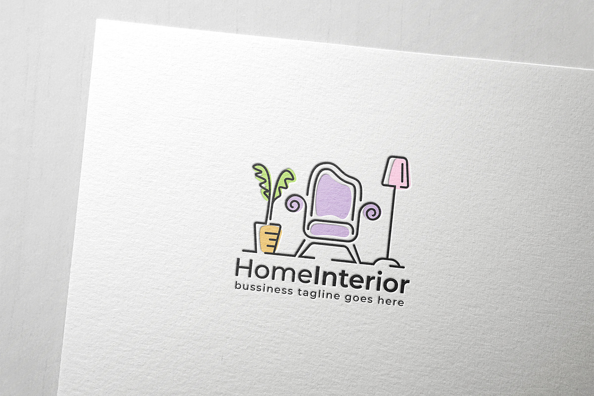 Home Interior Logo, a Branding & Logo Template by Slim Studio (Photo 1 of 3)