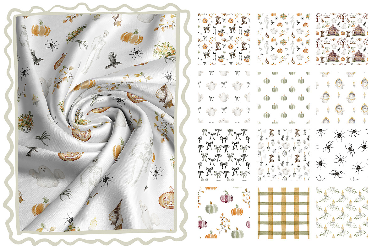 Halloween Whimsical Clipart, an Object Graphic by LenArt (Photo 9 of 15)