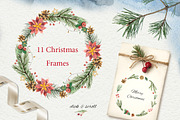 Watercolor Christmas collection., a Decorative Illustration by Elena Medvedeva (Thumbnail 3 of 8)