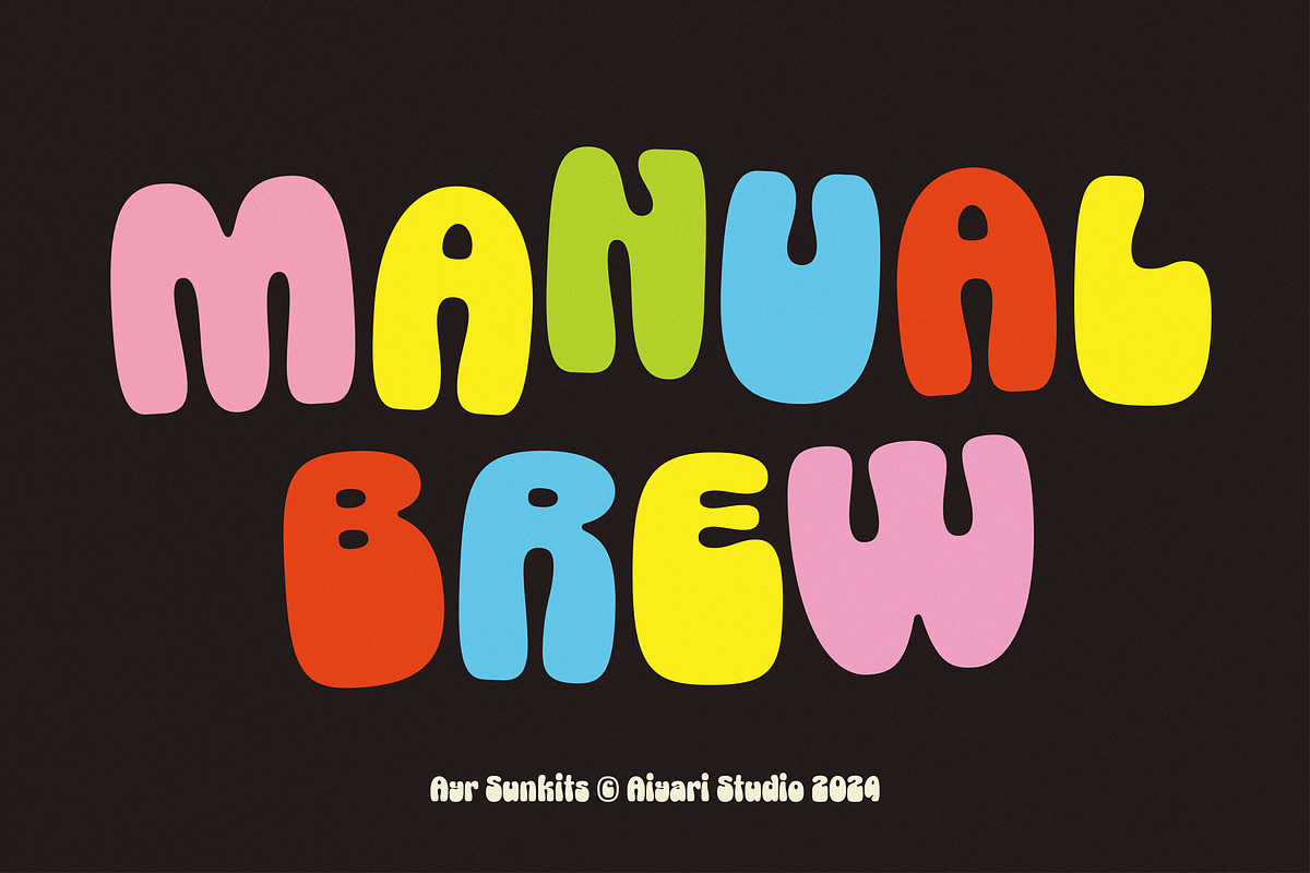 Sunkits Modern Groovy Typeface, a Sans Serif Font by Aiyari (Photo 8 of 11)
