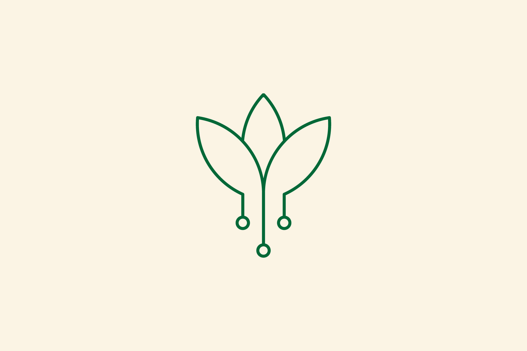 leaf green technology logo design | Creative Market