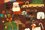 Cute Cartoon Set With Santa Claus, an Object Illustration by Maria Starus (Thumbnail 2 of 3)
