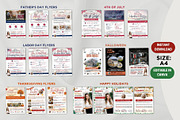Real Estate Holiday Flyer Bundle, a Flyer Template by CreativeVinesStore (Thumbnail 2 of 7)