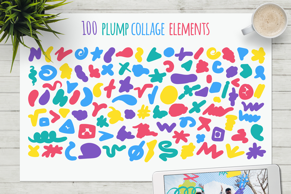 Funny Collage Kit, an Object Graphic by barsrsind (Photo 6 of 14)